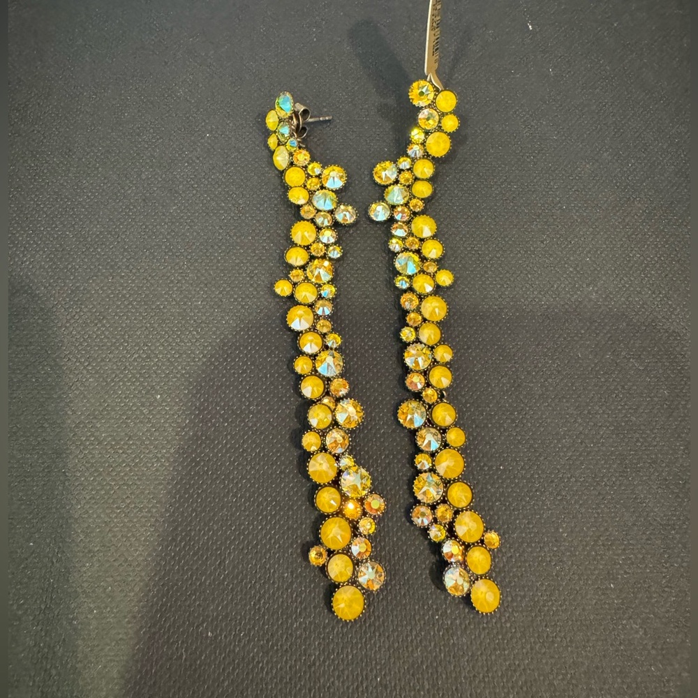 Konplott Crystal Cascade Long Earrings